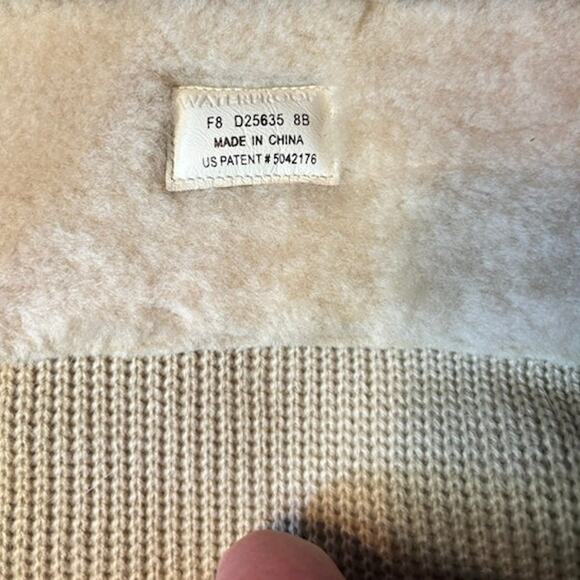 Cole Haan Boots Brown Waterproof Winter Rain Tall Boots women's size 8 - Picture 8 of 9